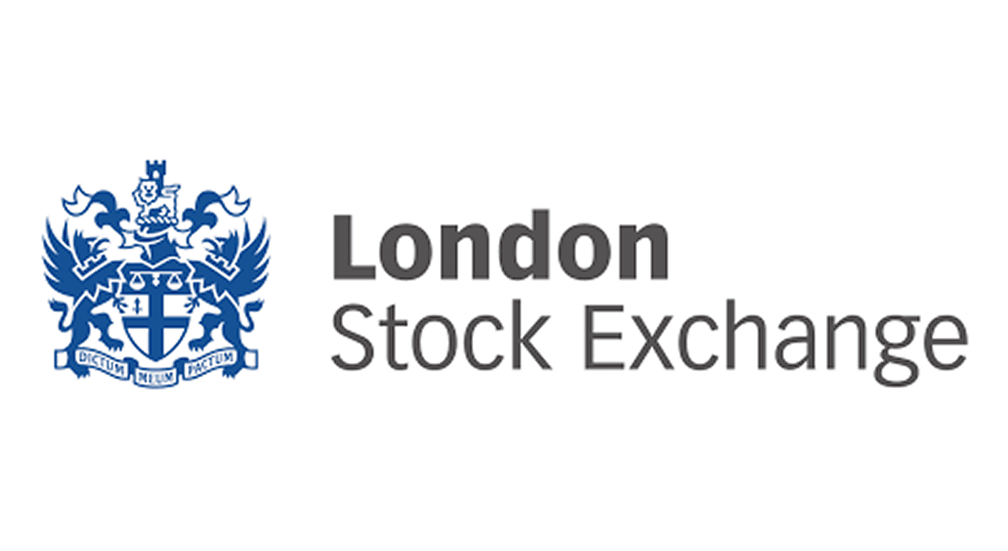 London Stock Exchange logo with crest.